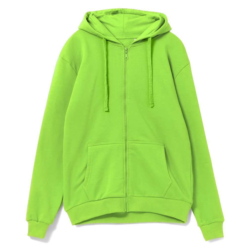 Толстовка на молнии с капюшоном Siverga Heavy 2.0, зеленое яблоко-1