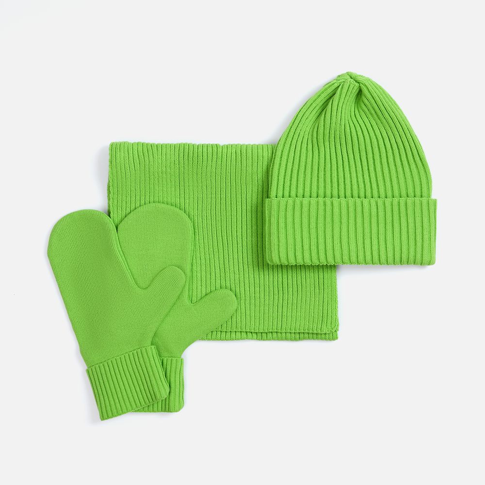 Шарф Yong, светло-зеленый (салатовый)-2