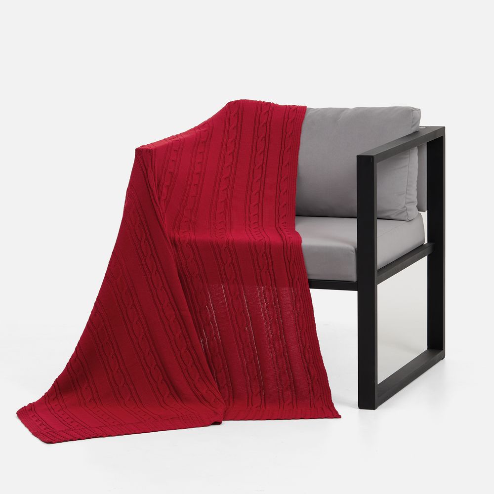 Плед Remitti, красный-1