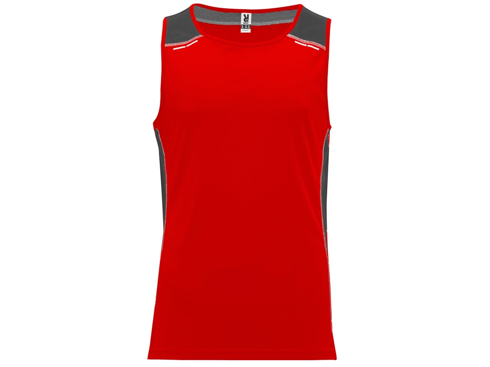 Майка Misano мужская, красный/эбеновый-0