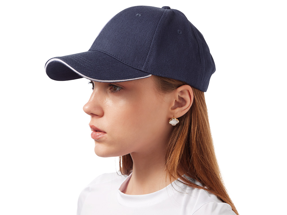 Бейсболка Cancun, темно-синий/белый-2