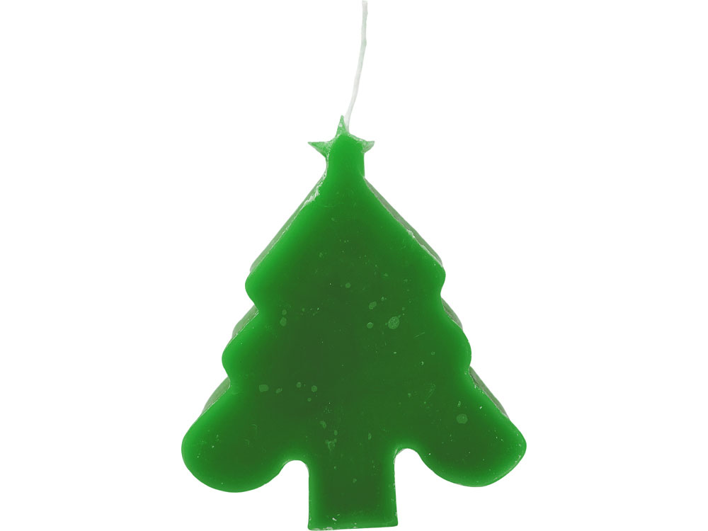 Свеча Елочка, зеленый-2