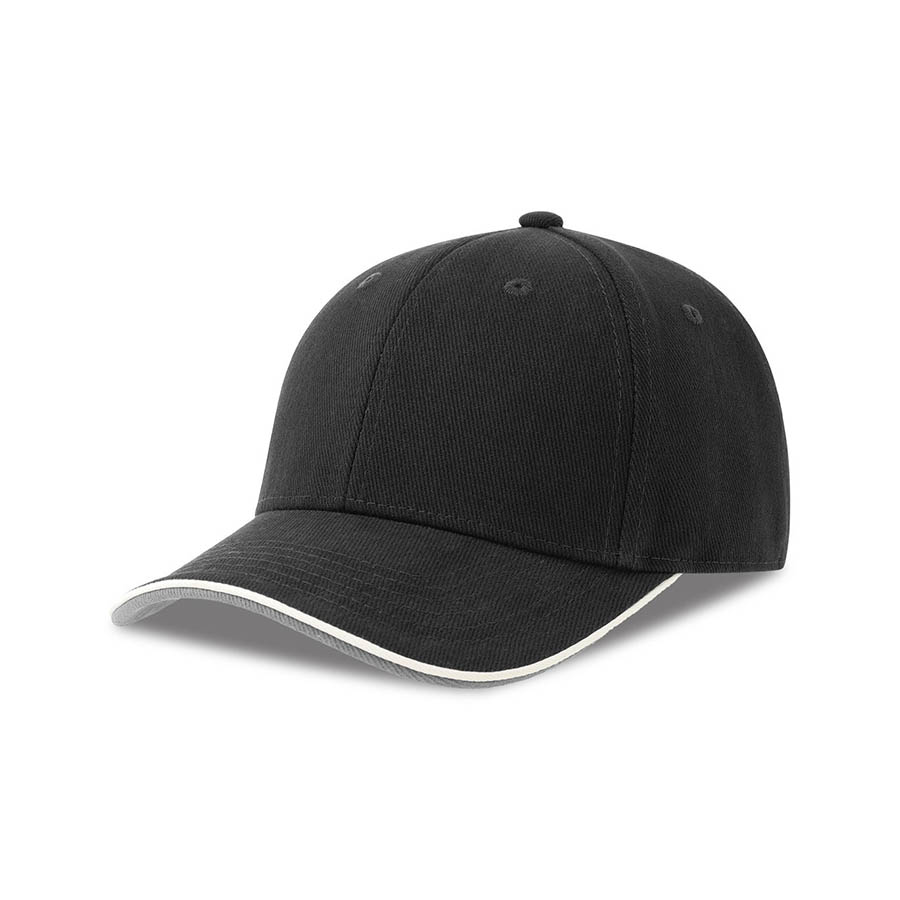 Бейсболка PILOT PIPING SANDWICH-S, черный-0