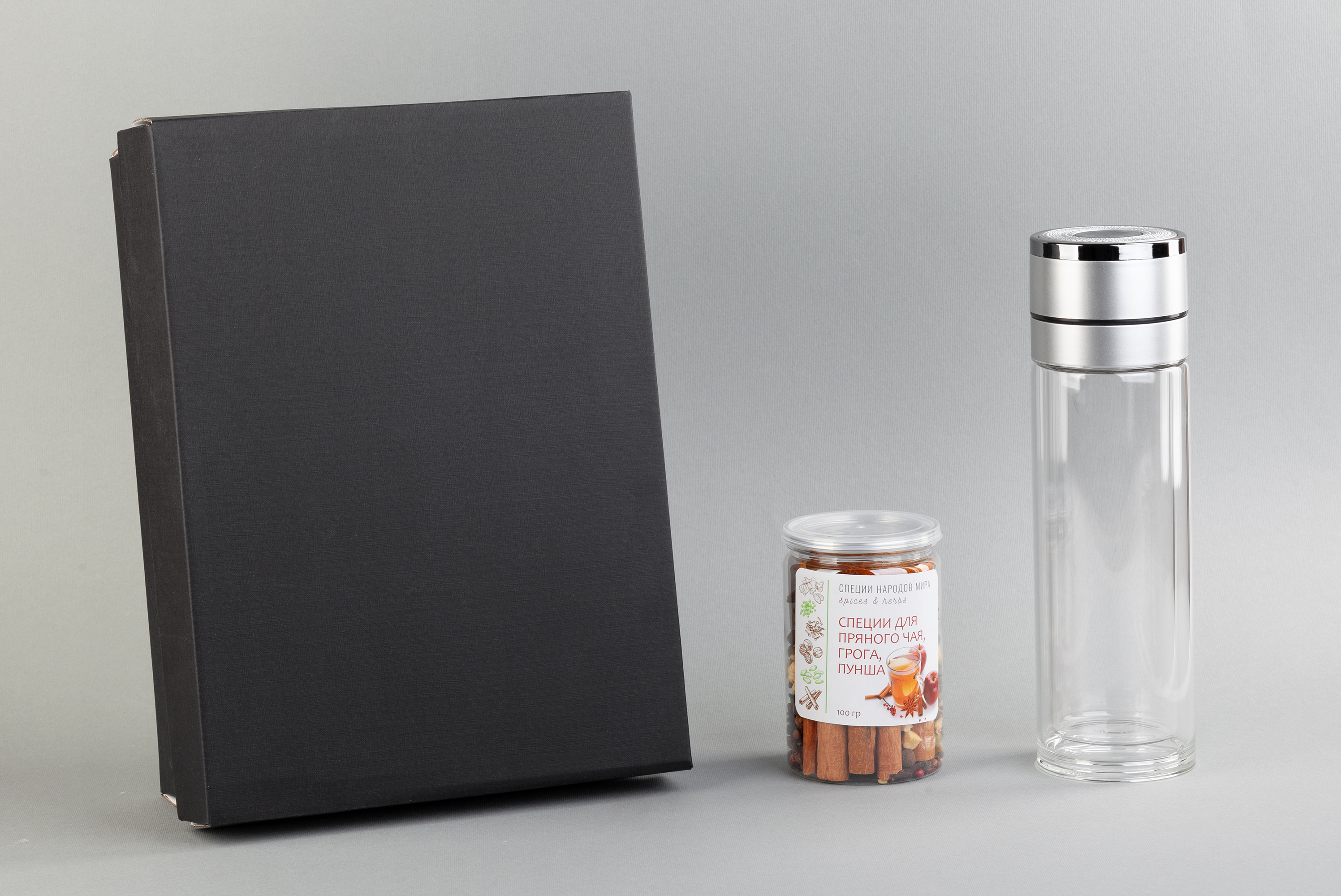 Набор подарочный "Pleasure": термос "Press", специи-1