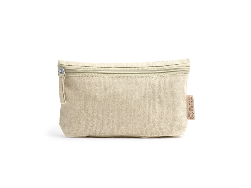 Универсальная косметичка REMO из переработанного хлопка, бежевый-0