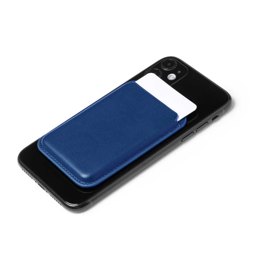 Магнитный держатель карт на телефоне WASAT, Синий-2