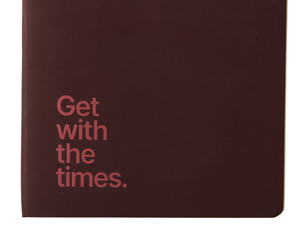 ЕЖЕДНЕВНИК недатированный А5- MEGAPOLIS FLEX QUATTRO (БОРДОВЫЙ) с УФ-печатью-1