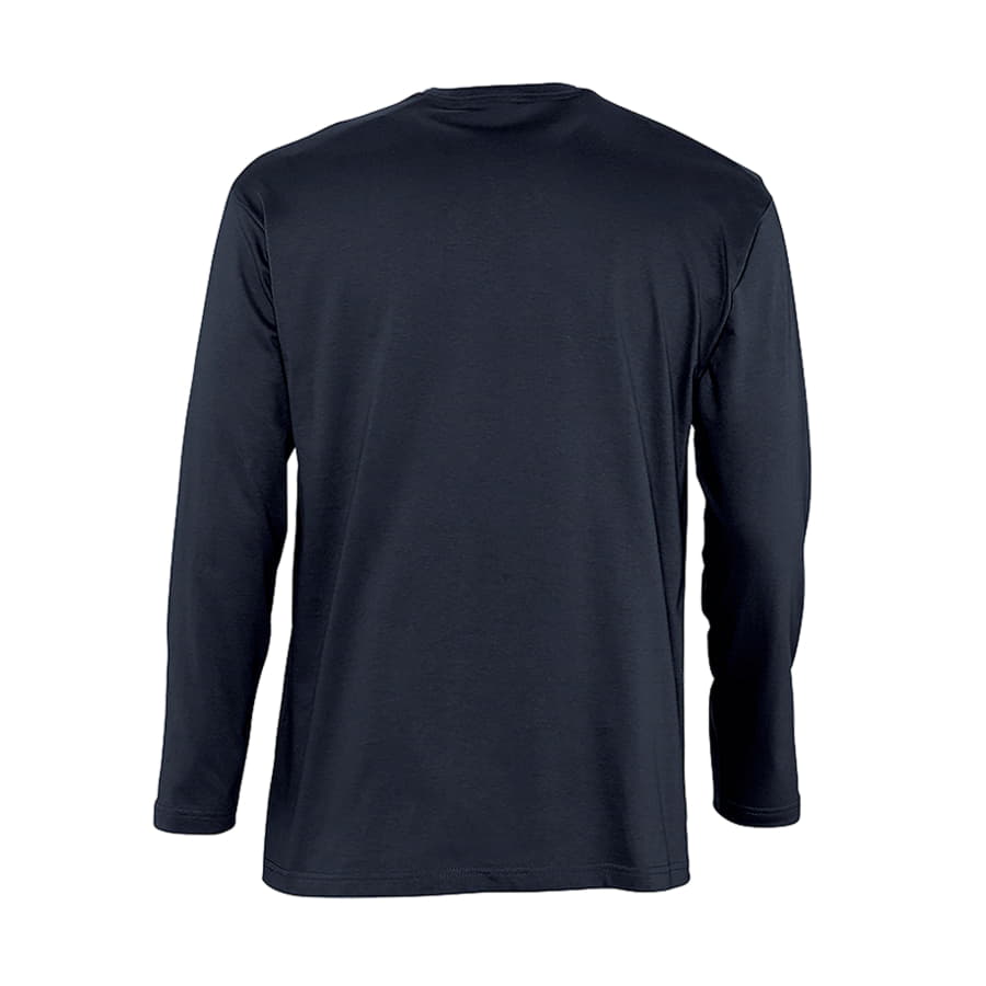 Футболка мужская с длинным рукавом MONARCH 150, темно-синий-1