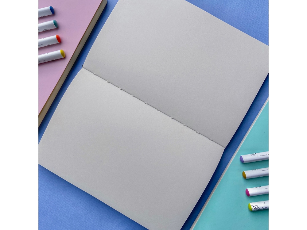 Скетчбук Sketch & Art в мягком переплете 140х210 мм, 100 л. бежевой бумаги 100 гр., черный-4