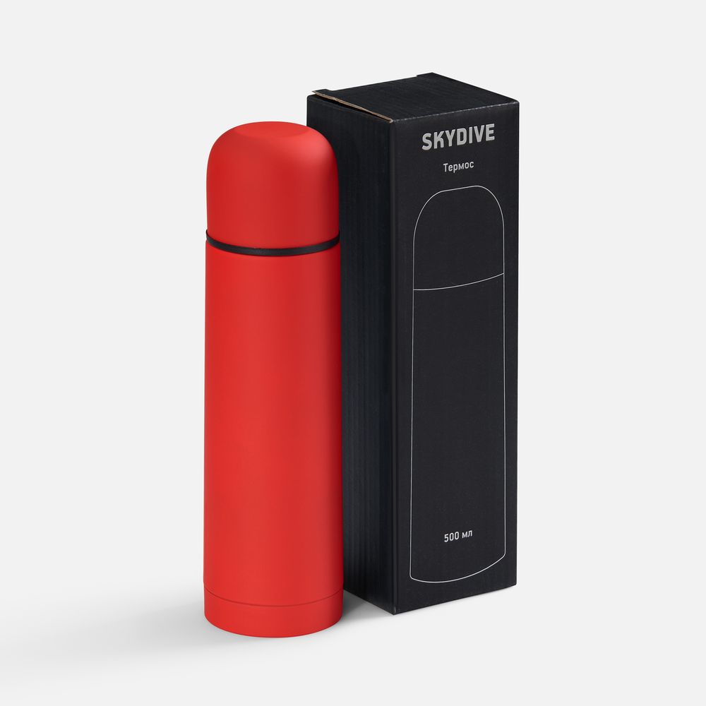 Термос Skydive, ver.2, красный-3