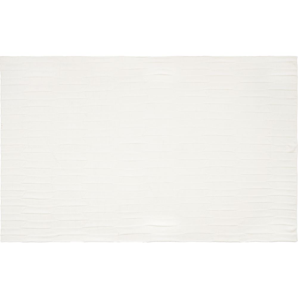 Плед Rombus, белый (молочный)-4