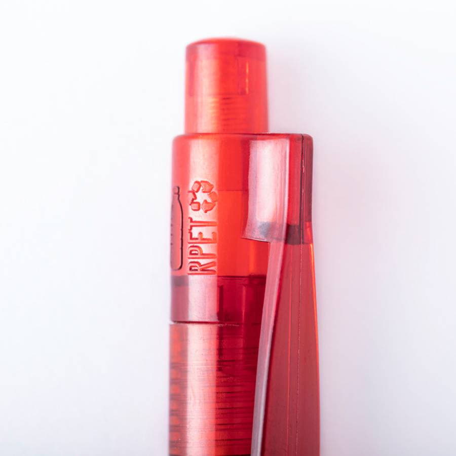 Ручка шариковая HISPAR, RPET пластик, зеленый, зеленый-2