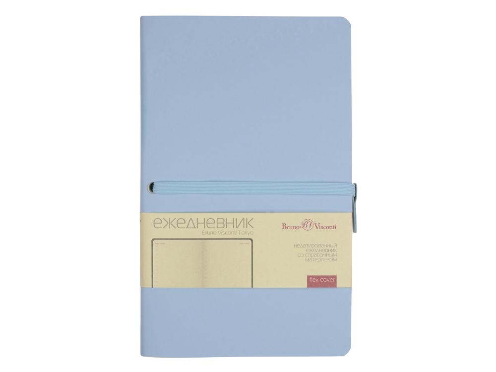 Ежедневник недатированный А5 Tokyo, голубой-1