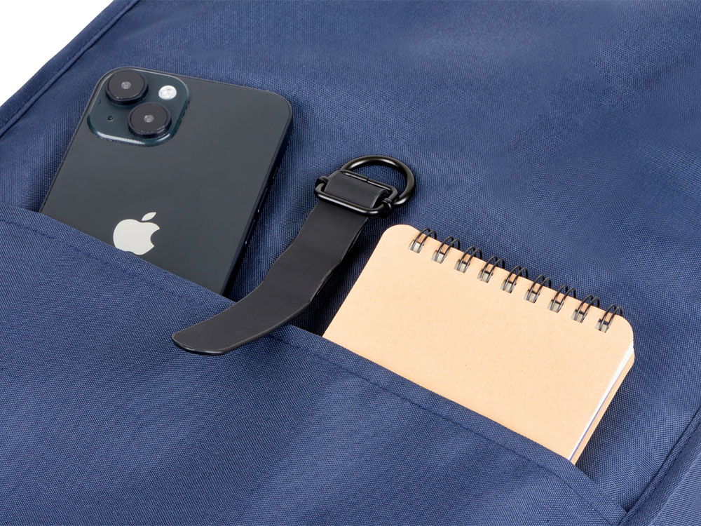 Рюкзак Rony из переработанного пластика, нейви-11