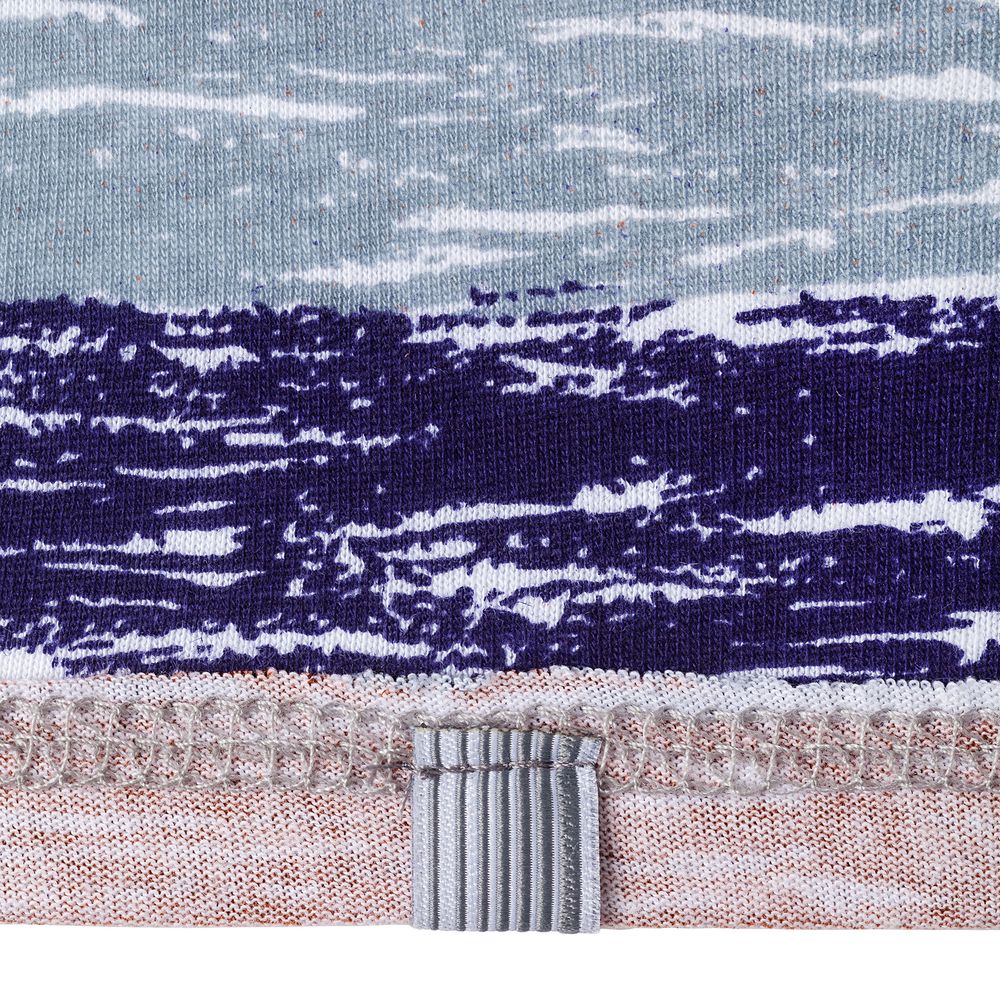 Футболка мужская Rayet двусторонняя, оранжевая с фиолетовым-5