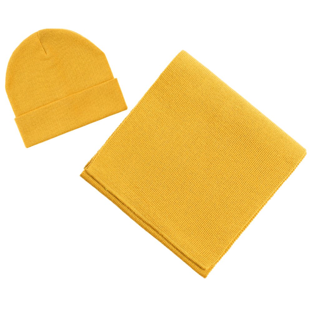 Шарф Glenn, желтый-3