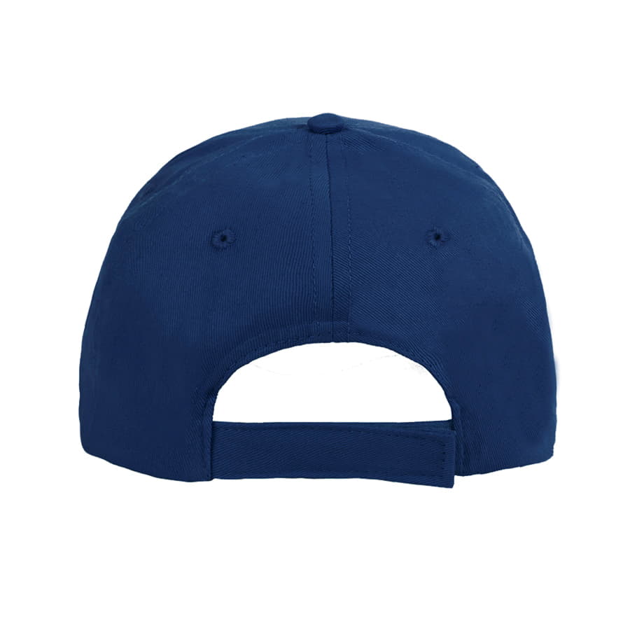 Бейсболка HIT, 5 клиньев, застежка на липучке, темно-синий-4