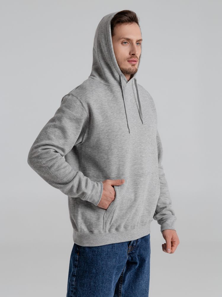 Толстовка с капюшоном Slam 320, серый меланж-3