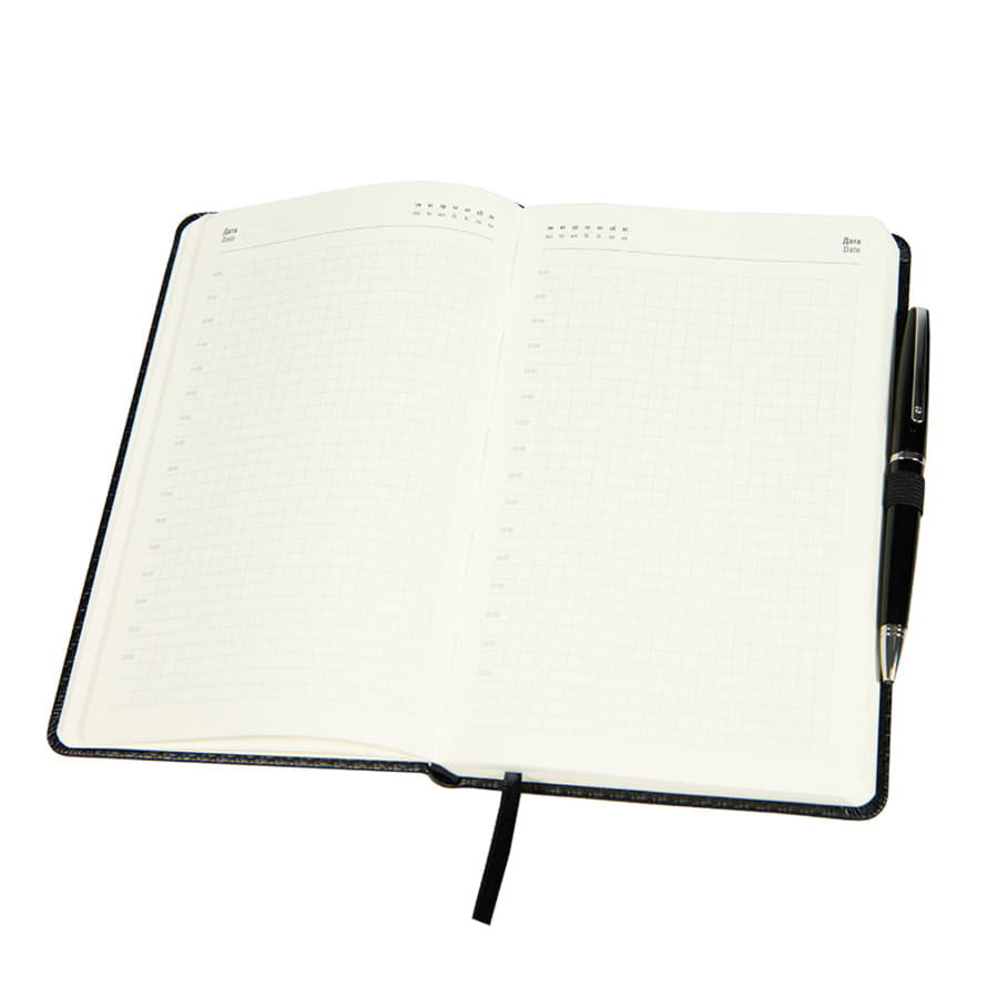 Ежедневник недатированный BARRY, формат А5, бирюзовый-1