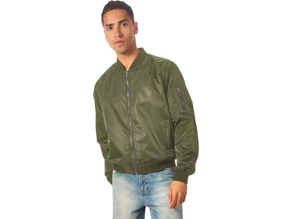 Куртка бомбер Antwerpen унисекс, хаки-1