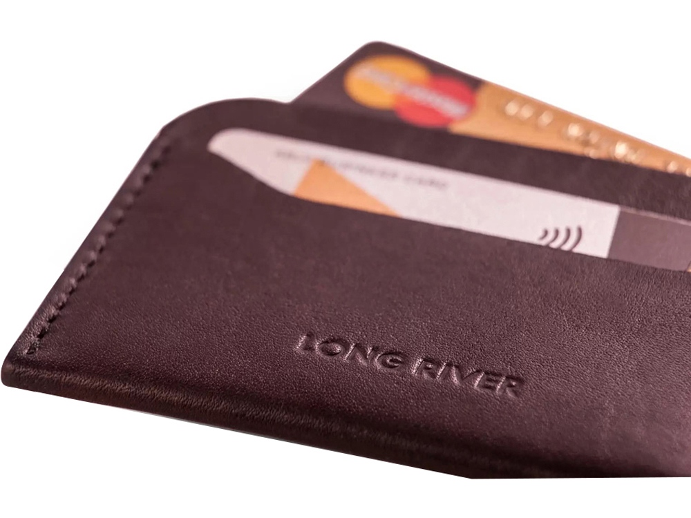 Картхолдер Отра, коричневый-3