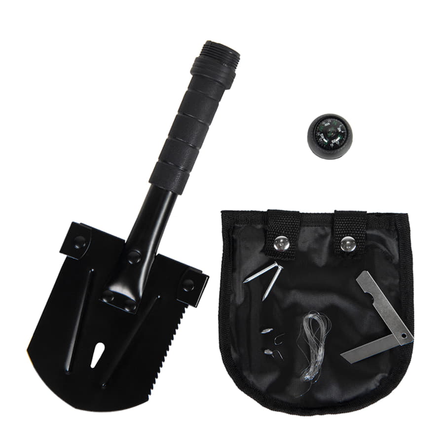 Лопата  многофункциональная  "Робинзон" в чехле, черный-5