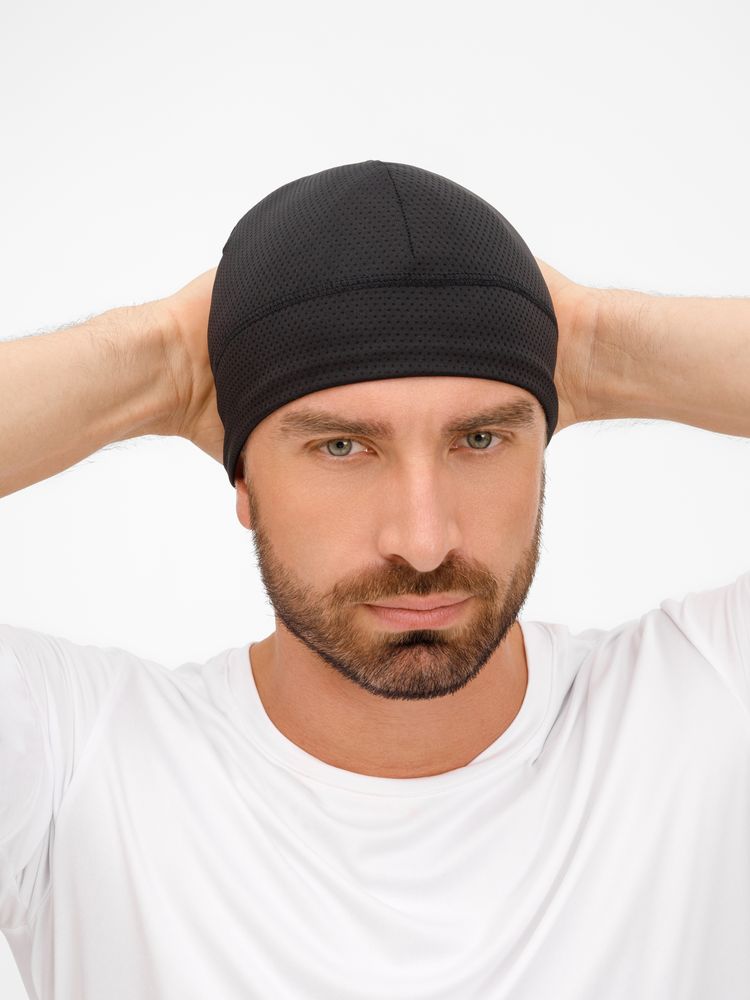 Шапка спортивная GoHead, черная-2