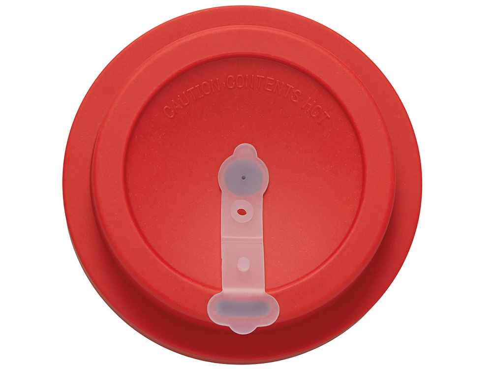 Термокружка Muffin из натуральных волокон, красный-4