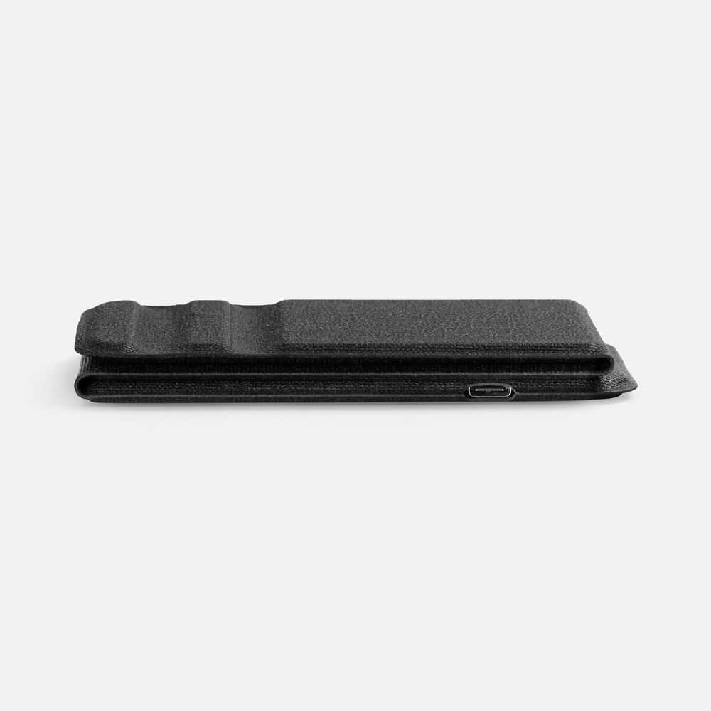 Подставка для смартфона с беспроводной зарядкой Kickstand, серая-3