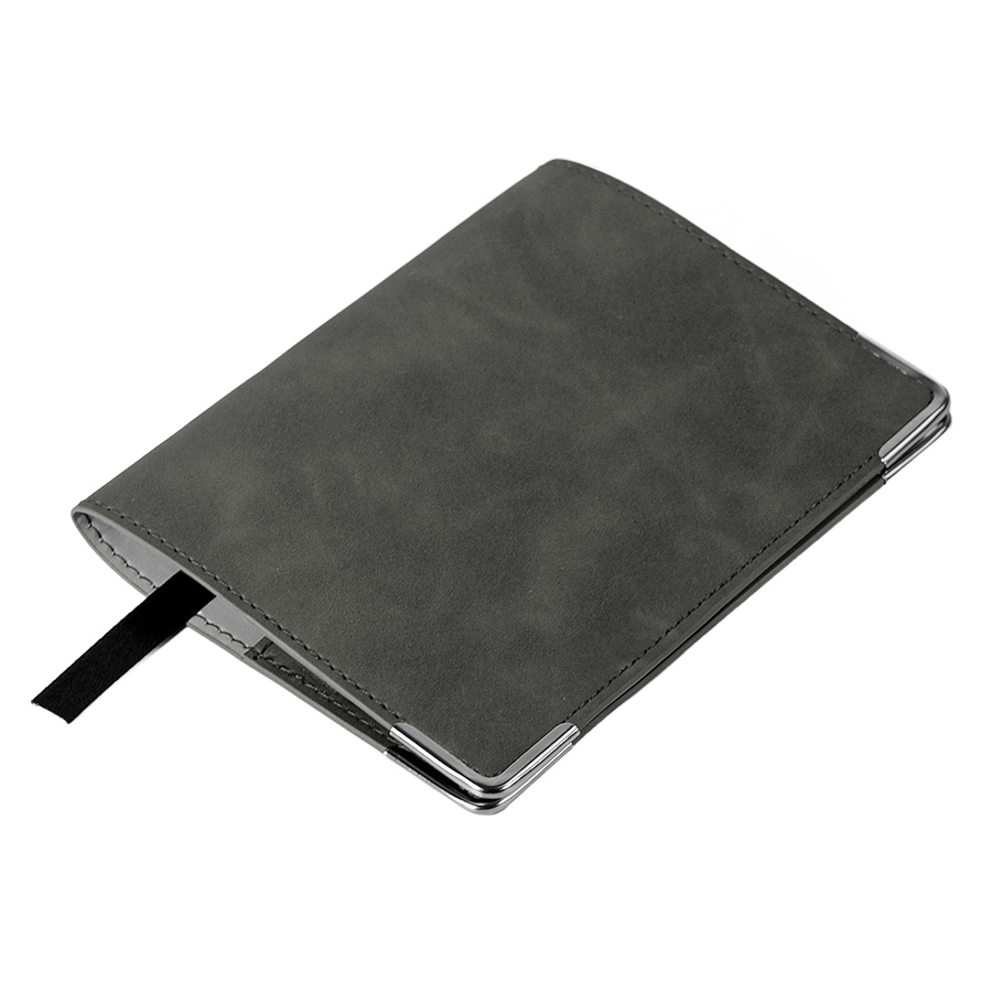 Обложка для паспорта Luma,темно-серая, темно-серый-2