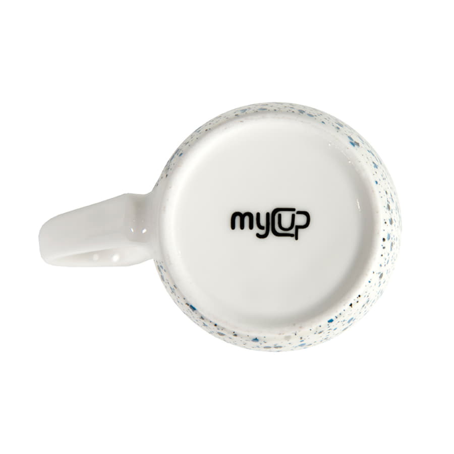 Кружка TERRAZZO, голубой, белый-3