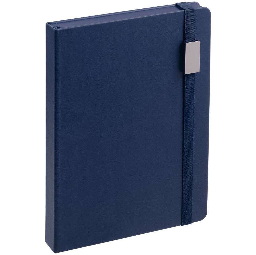 Ежедневник New Factor Metal, темно-синий-1