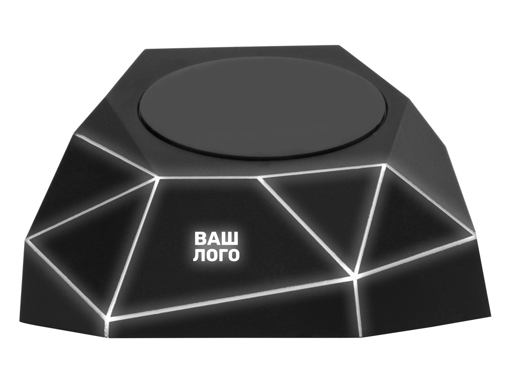 Док-станция Geo Dock с быстрой беспроводной зарядкой, черный с белой подсветкой. XOOPAR-0