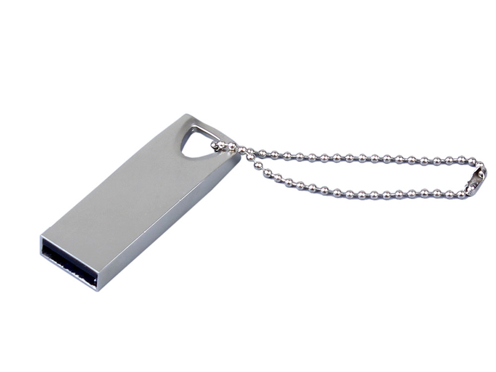 USB 2.0-флешка на 4 Гб с мини чипом, компактный дизайн, стильное отверстие для цепочки-0
