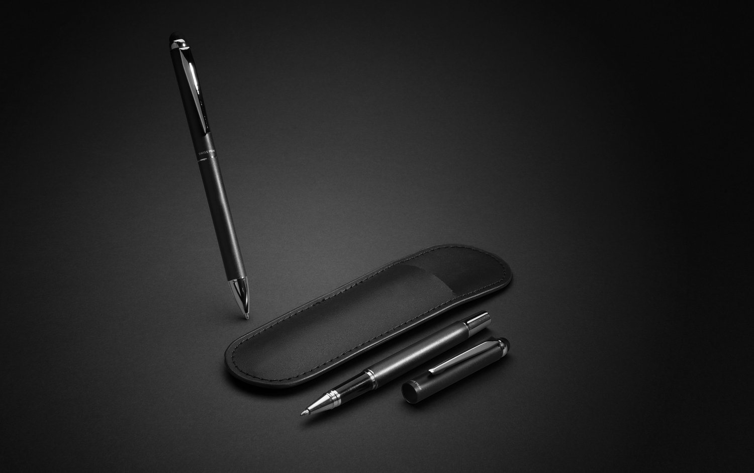 Набор ручек Swiss Peak Deluxe в чехле-4