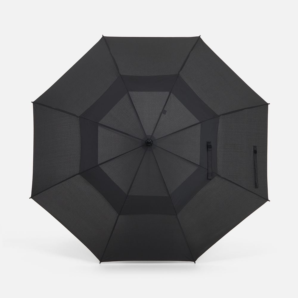 Зонт-трость Dome Double, черный-2