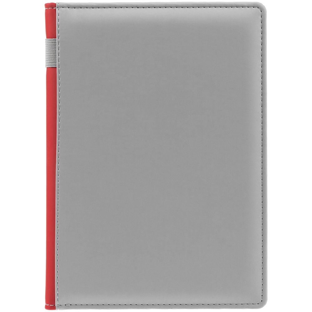 Ежедневник Spain Shall на заказ, недатированный, серый с красным-2