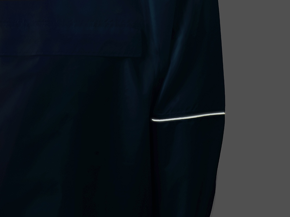 Дождевик - пончо Galaxy со светоотражающими элементами, классический синий-8