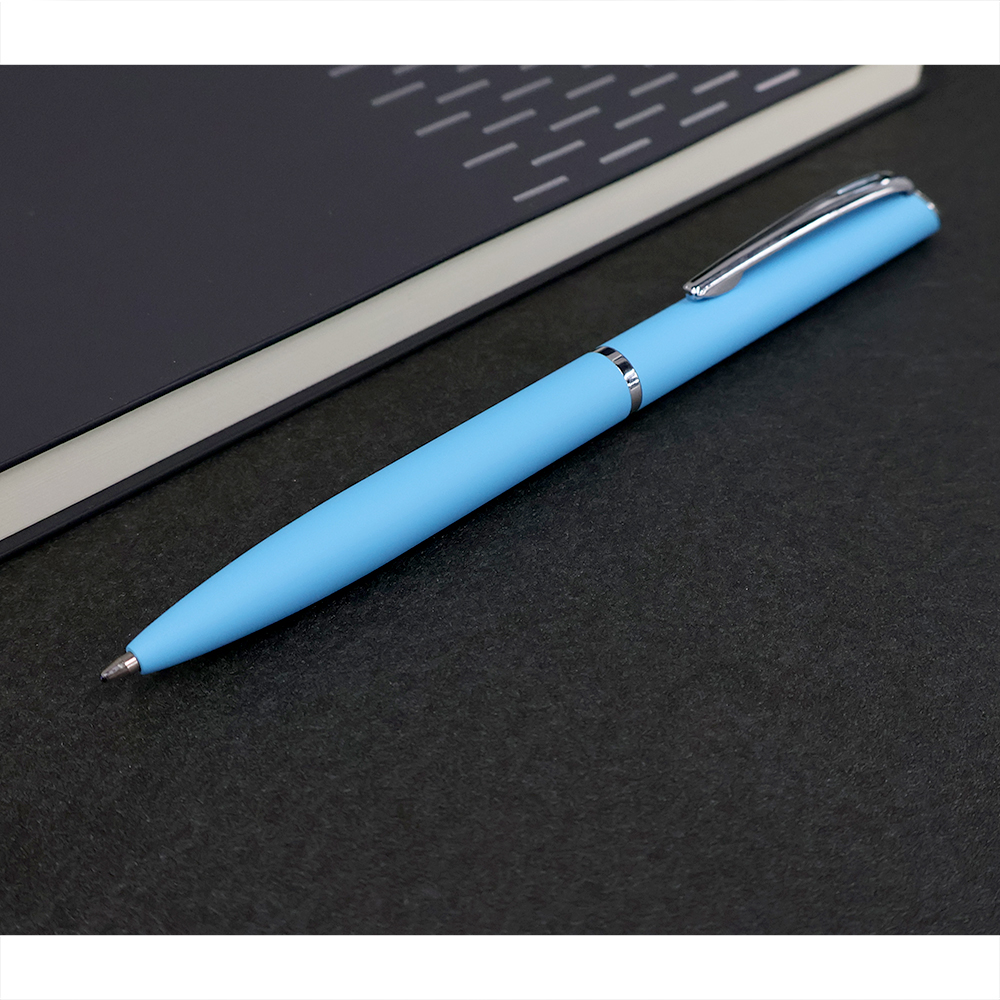 Ручка металлическая Miura, Голубой-2