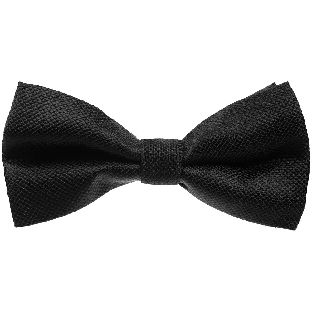 Галстук-бабочка «Жаккард», черная-0