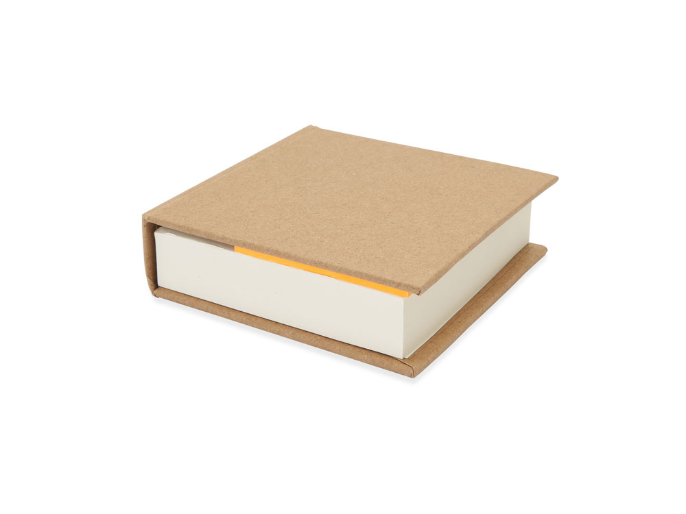 Блок для записей BOSCO в обложке из переработанного картона, бежевый-3