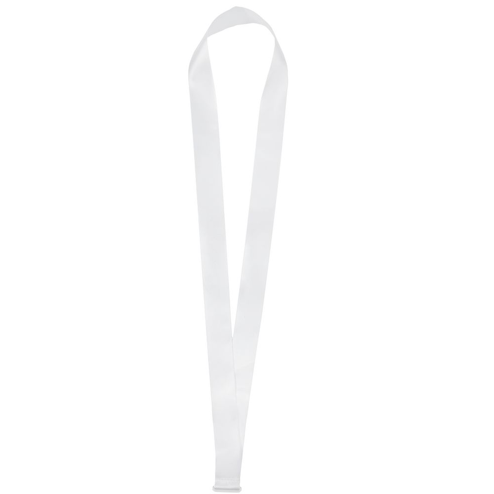 Лента для медали с пряжкой Ribbon, белая-1