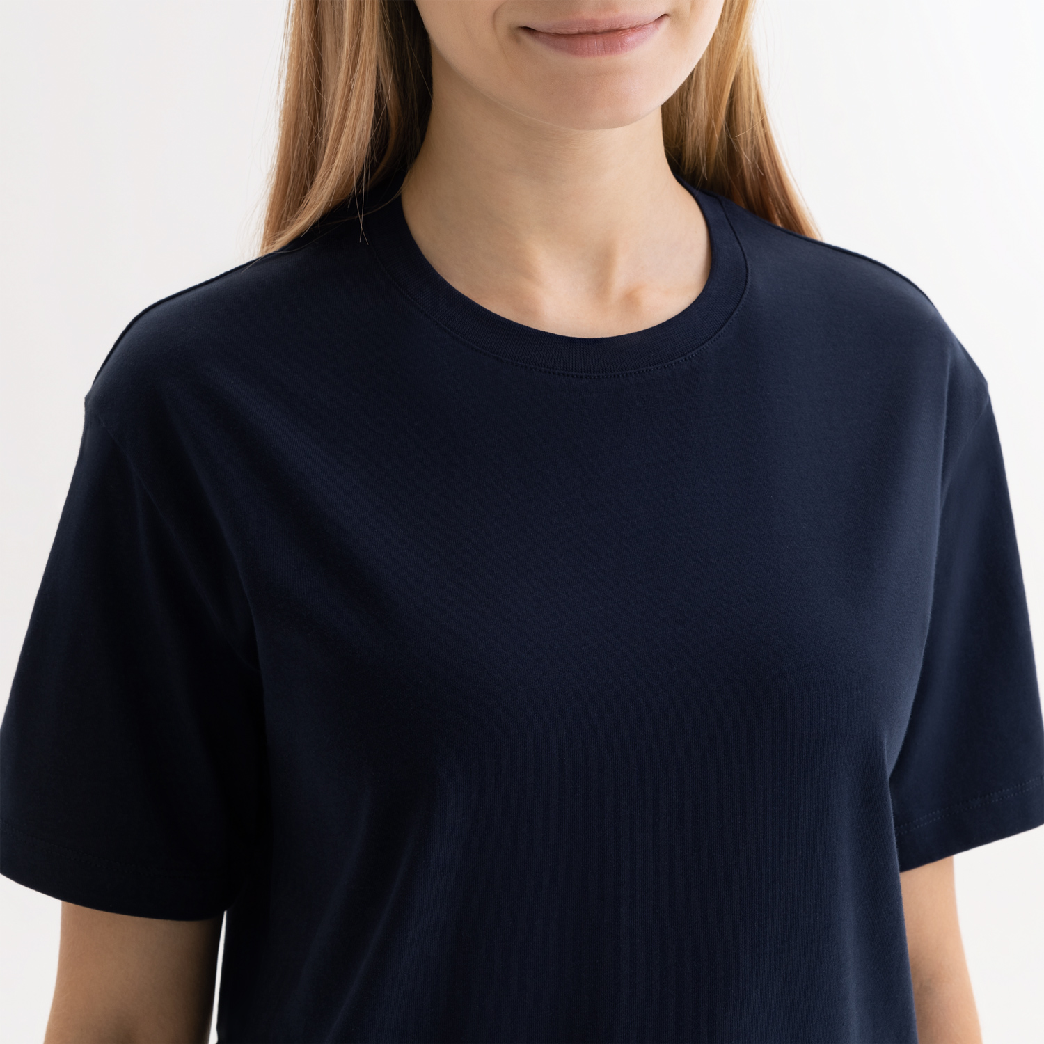 Футболка унисекс KRIS, 150 гр., темно-синяя-5