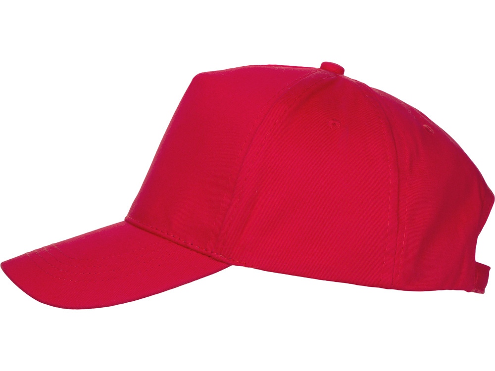 Бейсболка Мемфис 230 5-панельная, красная-5