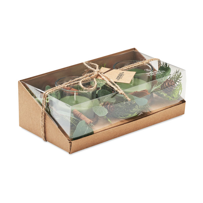 Набор подсвечников, зеленый-зеленый-4