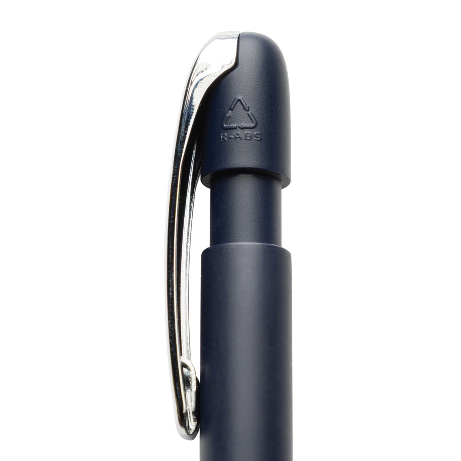 Ручка Glide из переработанного пластика GRS с металлическим клипом-1