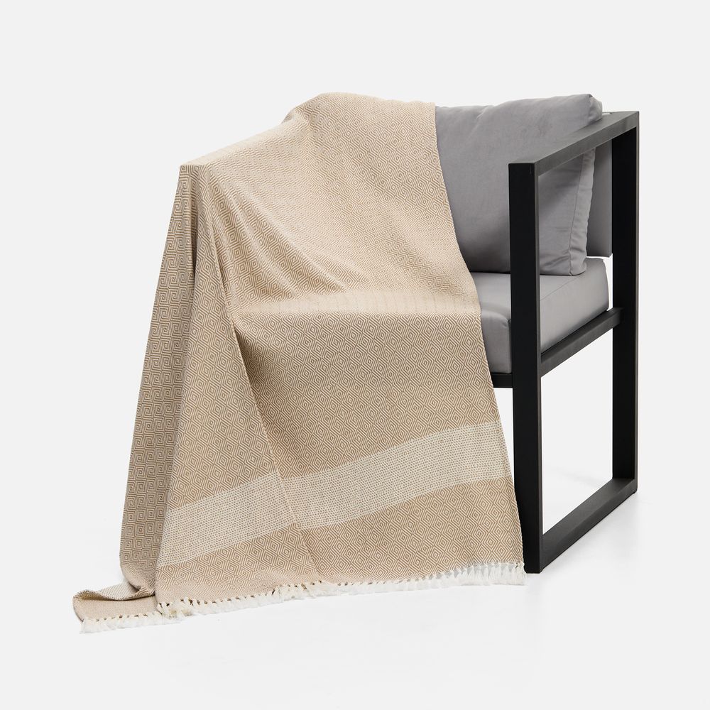 Плед Ladakh, бежевый-2