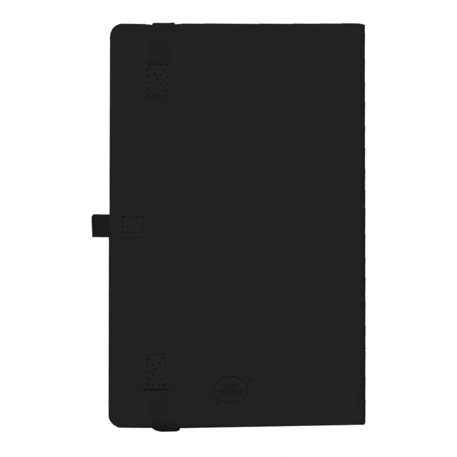 Бизнес-блокнот GRACY на резинке, формат А5, в линейку, черный-2