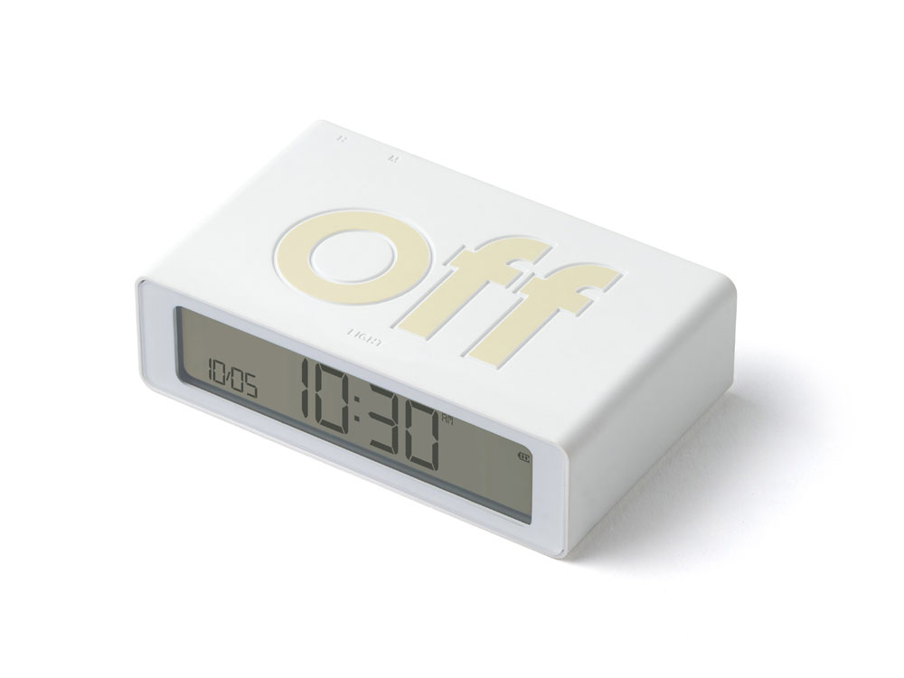 Часы настольные Flip Mini, белый-1