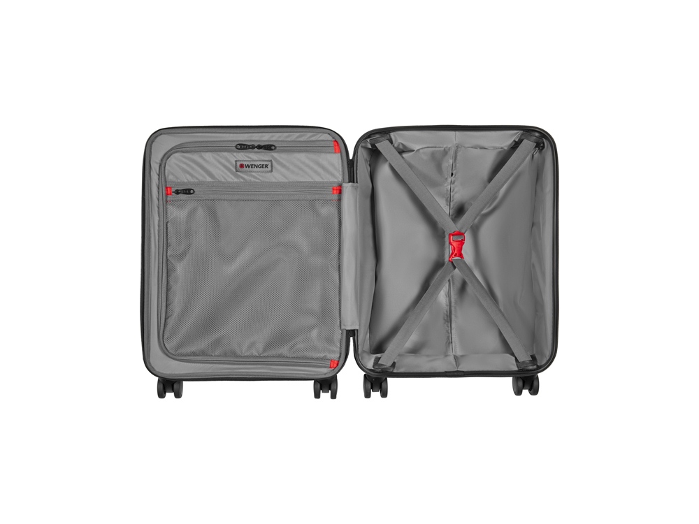 Чемодан WENGER Pegasus, черный, поликарбонат+АБС-пластик, средний, 46х66х26 см, 66 л.-4